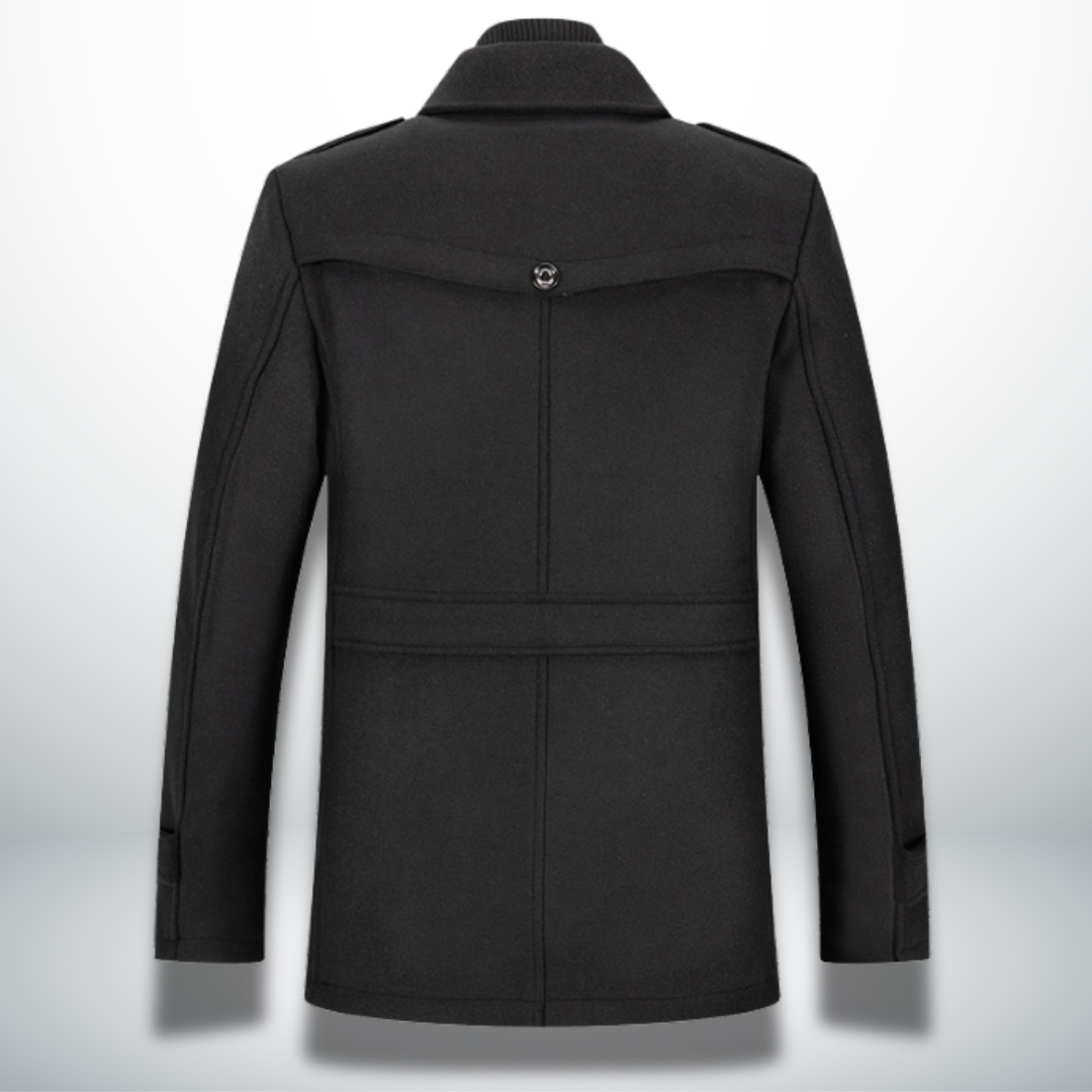 Men’s Elegant Winter Coat – Warm Insulated Overcoat for Cold Weather, Stylish Long Jacket for Business, Casual and Outdoor Wear