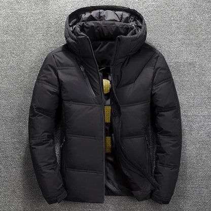 Men’s Lightweight Down Winter Jacket | Warm Insulated Winter Coat, Water-Resistant Puffer Outerwear for Cold Weather