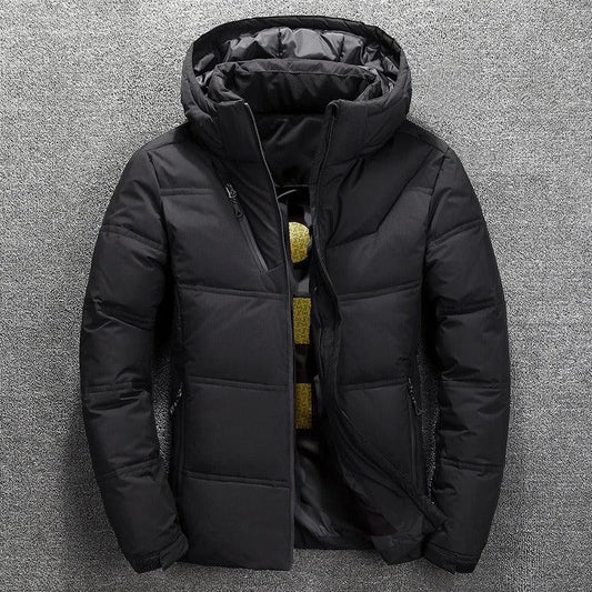 Men’s Lightweight Down Winter Jacket | Warm Insulated Winter Coat, Water-Resistant Puffer Outerwear for Cold Weather