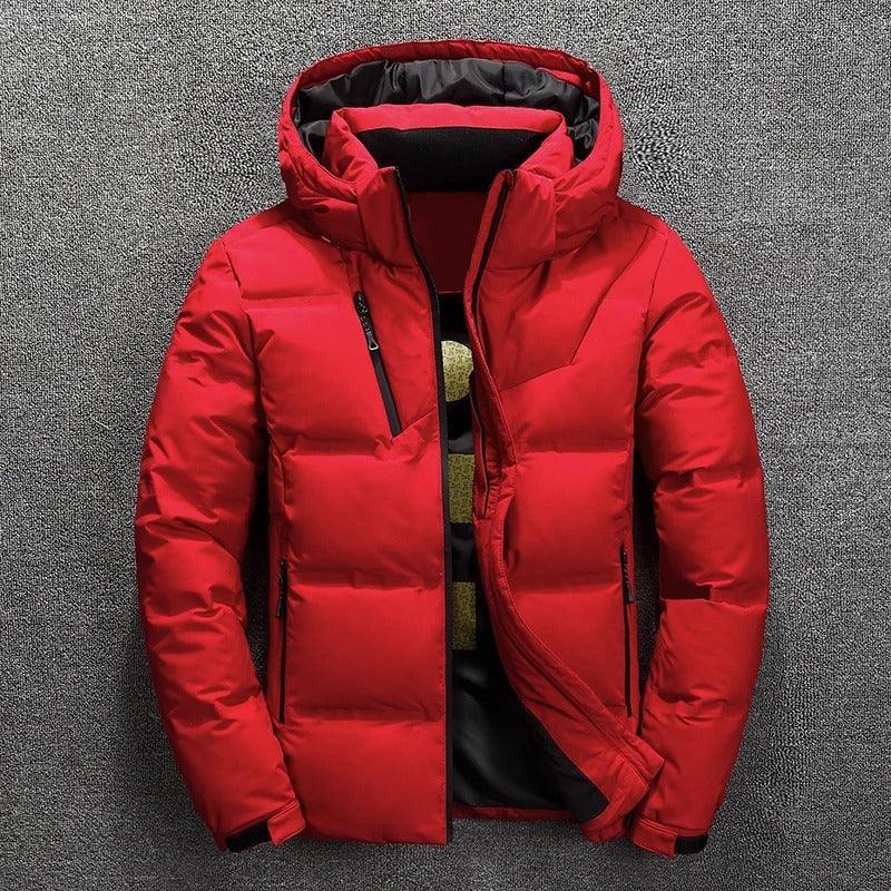 Men’s Lightweight Down Winter Jacket | Warm Insulated Winter Coat, Water-Resistant Puffer Outerwear for Cold Weather