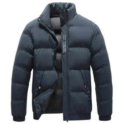 Men’s Puffer Jacket | Warm Winter Coat | Water-Resistant Windproof Outerwear | Insulated Lightweight Quilted Jacket for Cold Weather