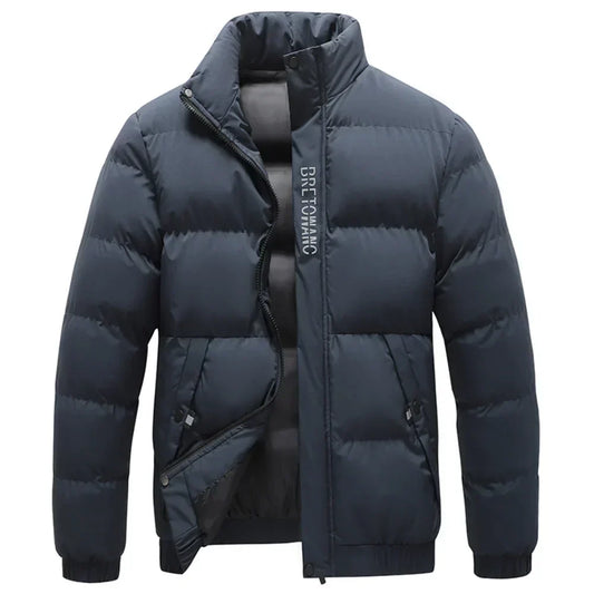 Men’s Puffer Jacket | Warm Winter Coat | Water-Resistant Windproof Outerwear | Insulated Lightweight Quilted Jacket for Cold Weather