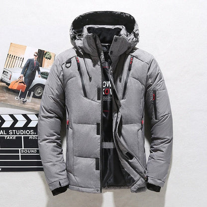 Men’s Down Jacket | Warm Winter Puffer Coat | Lightweight Insulated Quilted Jacket | Comfortable Outdoor Outerwear for Cold Weather