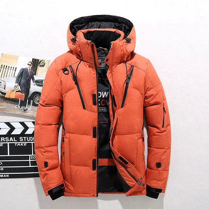 Men’s Down Jacket | Warm Winter Puffer Coat | Lightweight Insulated Quilted Jacket | Comfortable Outdoor Outerwear for Cold Weather