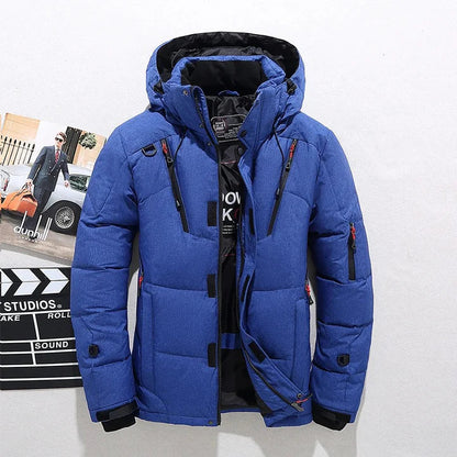 Men’s Down Jacket | Warm Winter Puffer Coat | Lightweight Insulated Quilted Jacket | Comfortable Outdoor Outerwear for Cold Weather