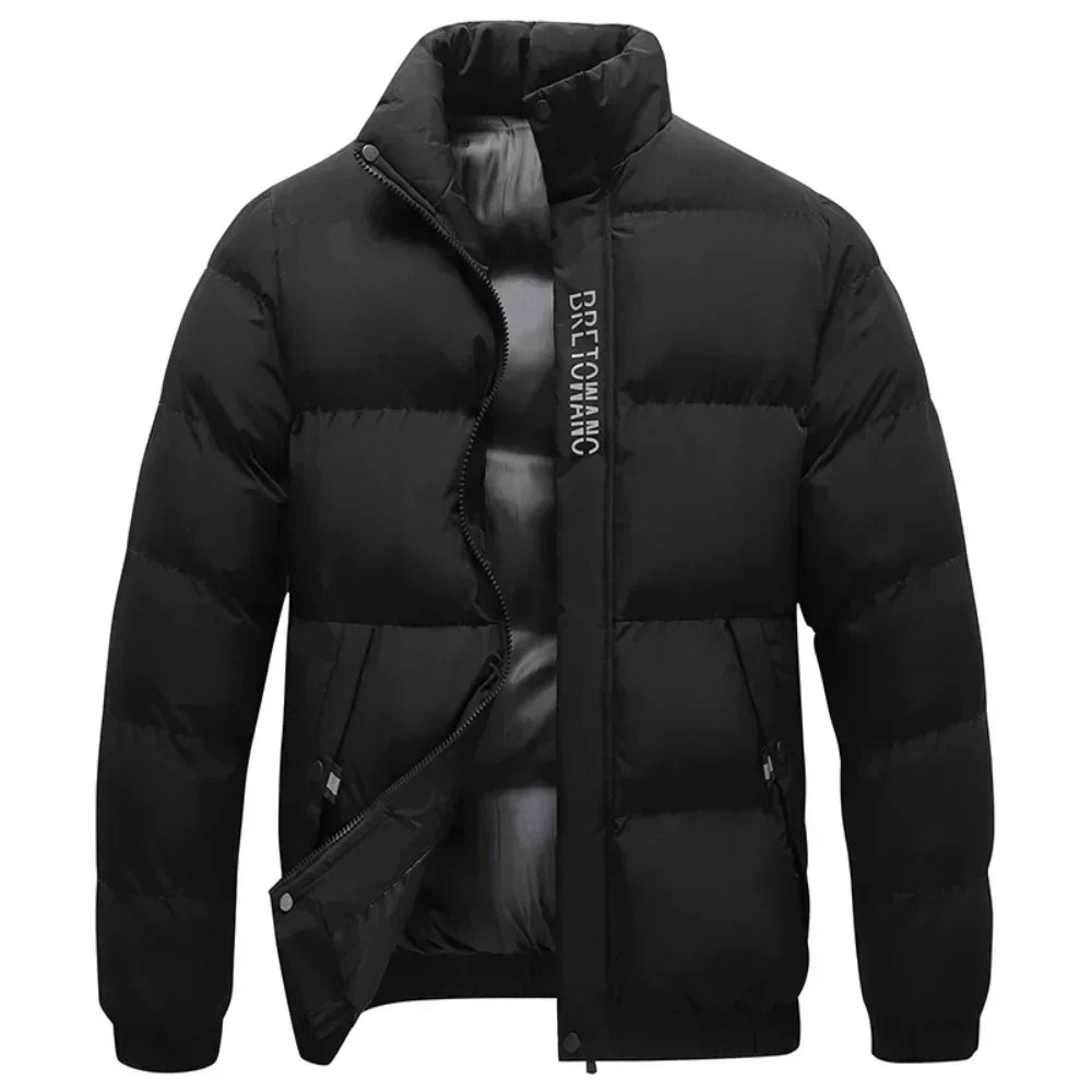 Men’s Puffer Jacket | Warm Winter Coat | Water-Resistant Windproof Outerwear | Insulated Lightweight Quilted Jacket for Cold Weather