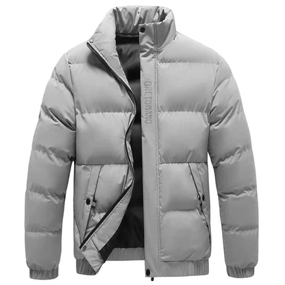 Men’s Puffer Jacket | Warm Winter Coat | Water-Resistant Windproof Outerwear | Insulated Lightweight Quilted Jacket for Cold Weather